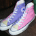 80's Converse All Star Hi Multicolored